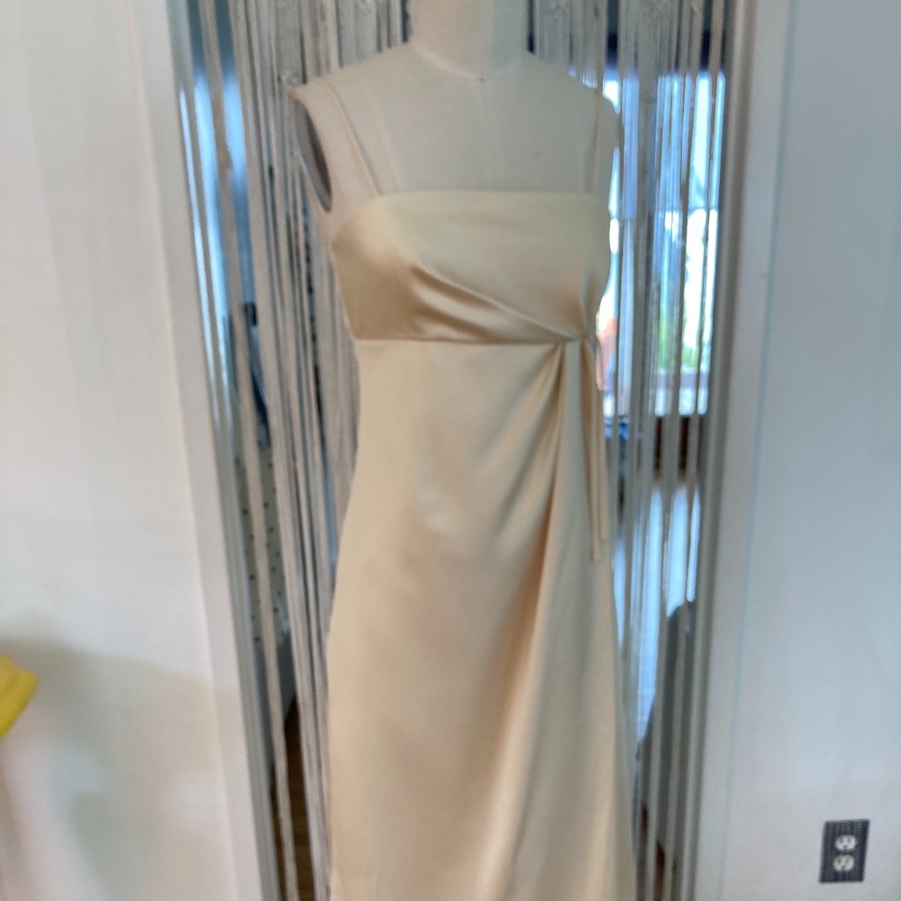 Vera Wang ~ Cream Formal  Dress SZ 4 Prom/Wedding - Picture 2 of 14